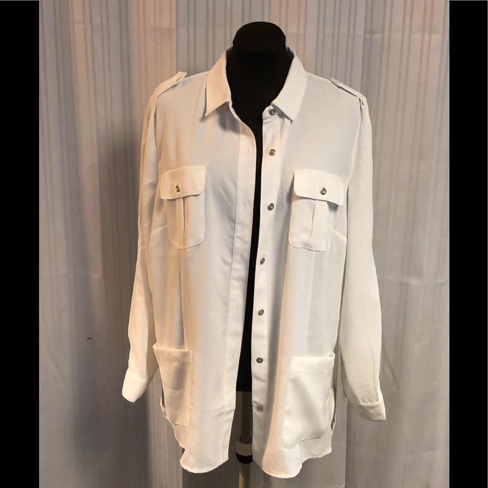 Chico’s open sleeve jacket